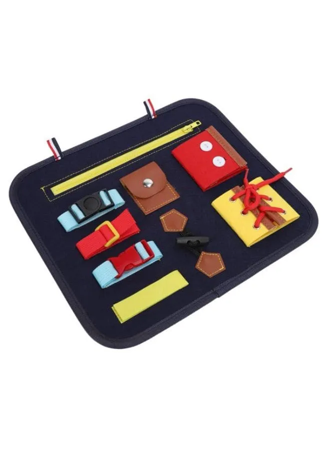 Toddler Busy Board Basic Skills Learning Activity Board Educational Learning Toys for Children