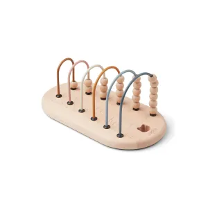 Wooden Bead Maze - Blue Multi Mix