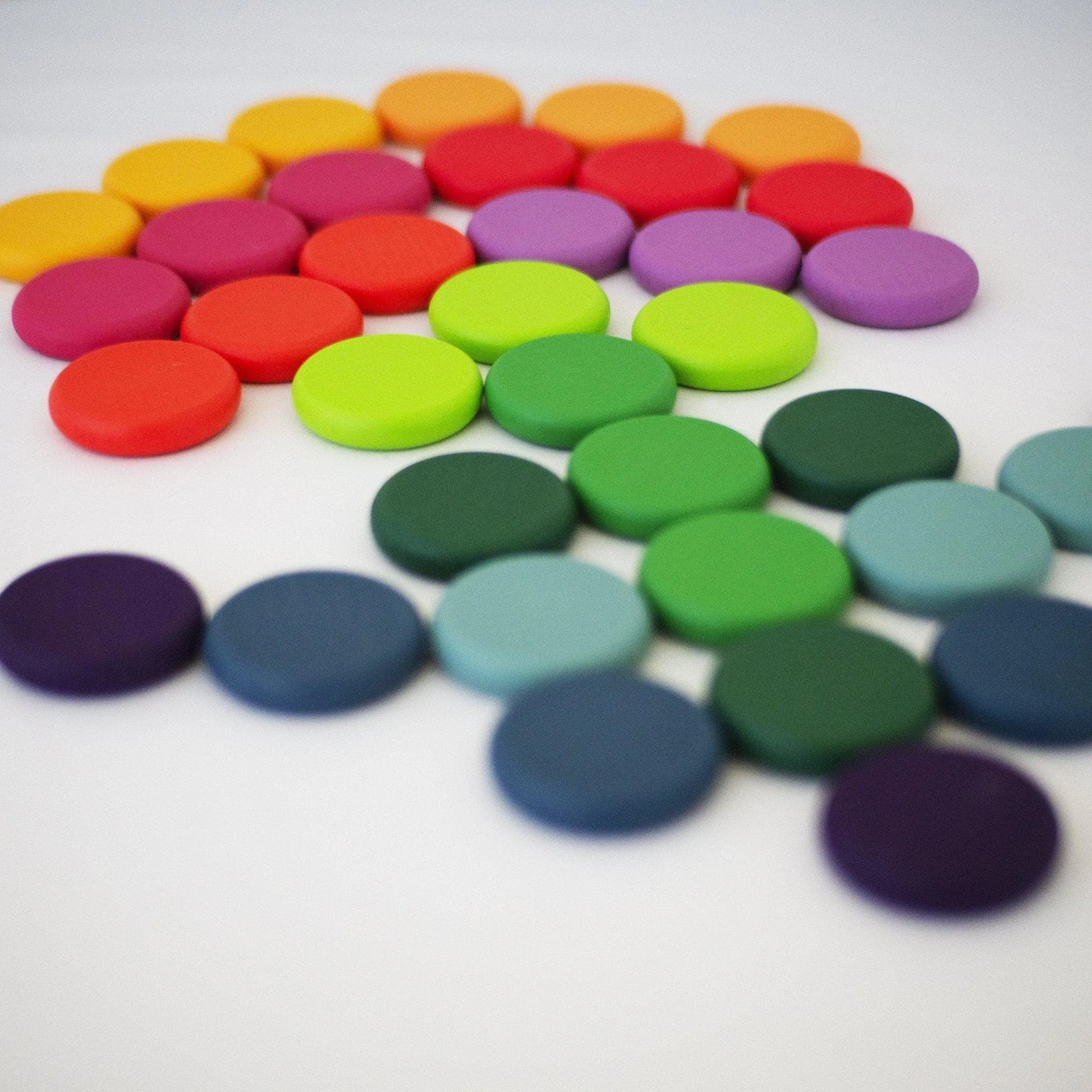 Wooden Rainbow Coins