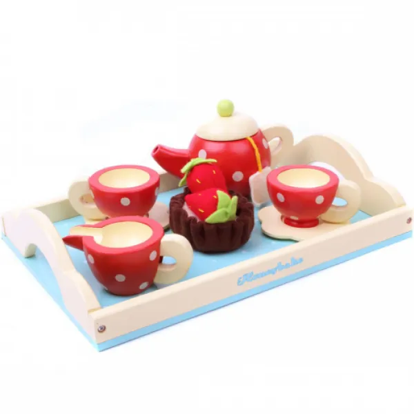 Wooden Tea Set by Honeybake