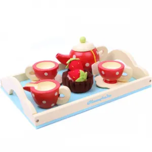 Wooden Tea Set by Honeybake